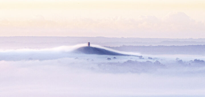 The Tor in the mist - Somerset, UK. ID JB5_5069