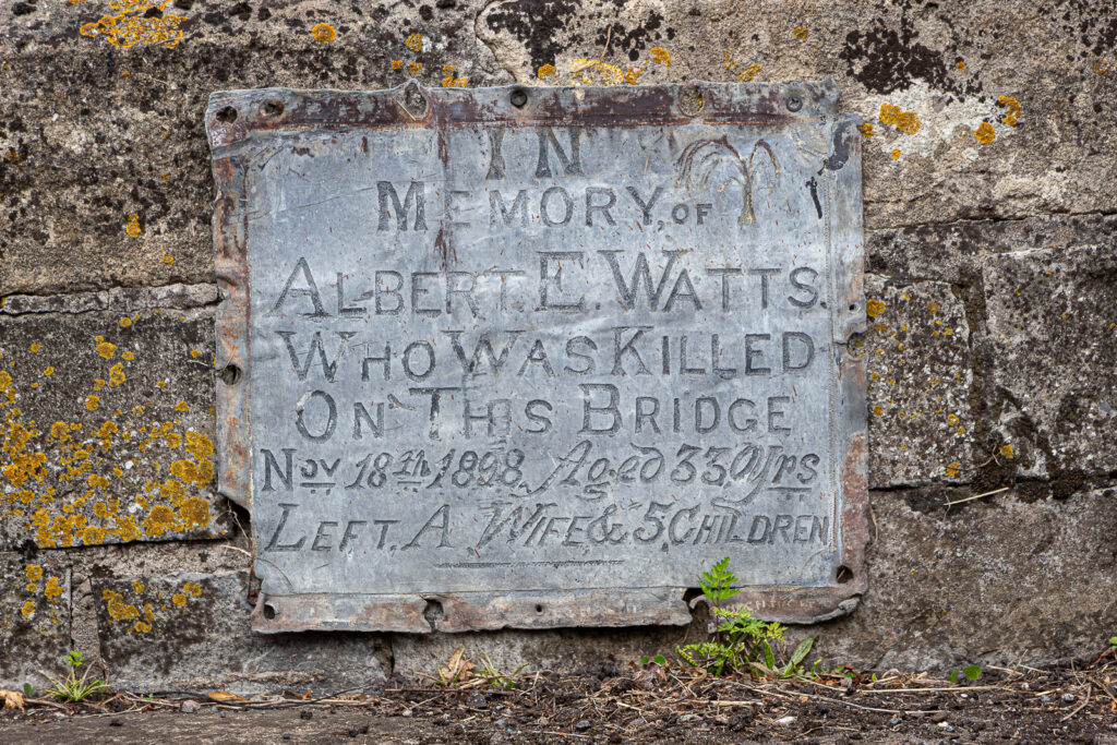 In Memory of Albert E Watts - River Bridge, Nr Burtle, Somerset, UK. ID IMG_7005