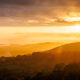 Sunset from Lynchcombe - Mendip Hills, Somerset, UK. ID JB_4261H