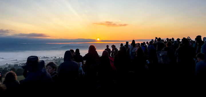 2023 Summer Solstice - From the top of Glastonbury Tor, Somerset, UK. ID JB_4520
