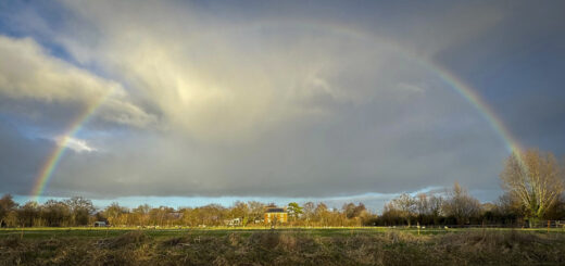 Station Farm Rainbow - Nr Westhay, Somerset, UK. ID IMG_7604